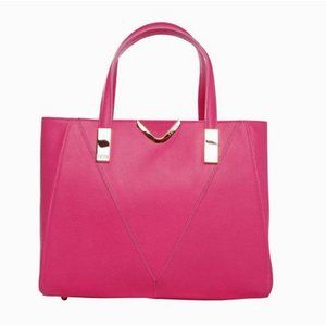 Tatou Fuschia Italian Leather Handmade Bag